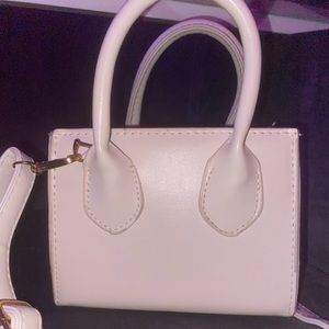 Mini white handbag